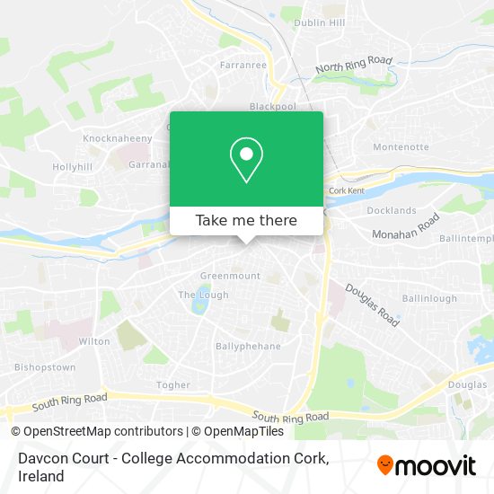 Davcon Court - College Accommodation Cork map