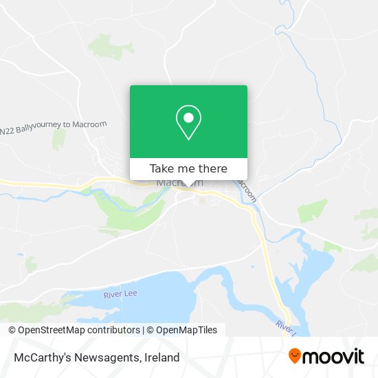 McCarthy's Newsagents map