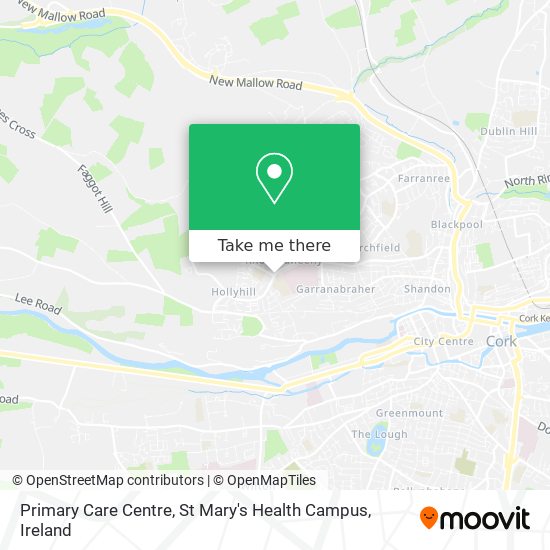 Primary Care Centre, St Mary's Health Campus map
