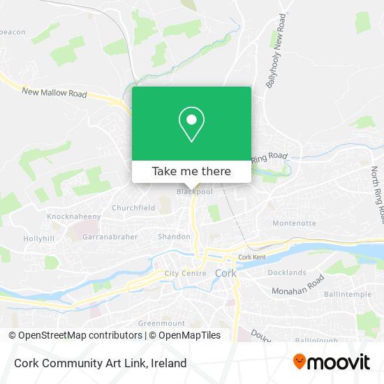 Cork Community Art Link map