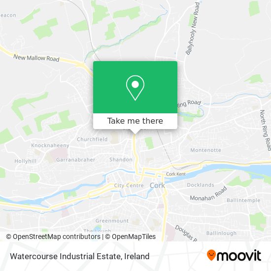 Watercourse Industrial Estate map