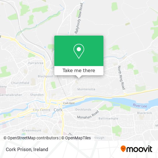 Cork Prison map