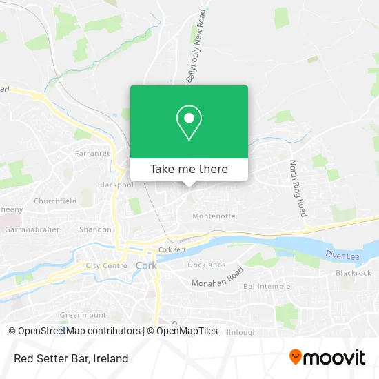 Red Setter Bar map