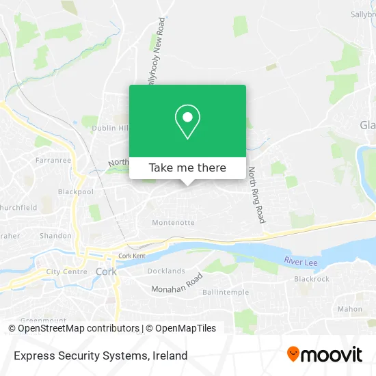 Express Security Systems map