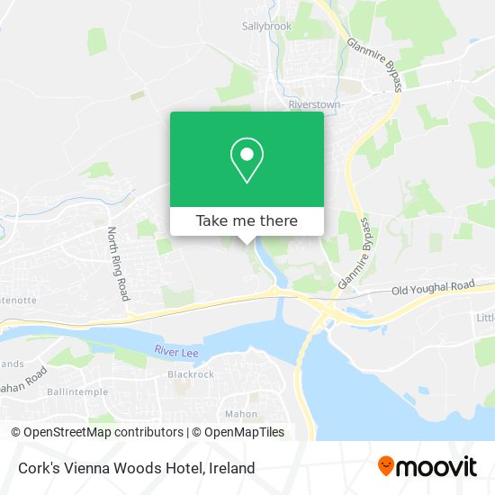 Cork's Vienna Woods Hotel map