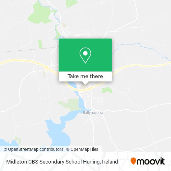 Midleton CBS Secondary School Hurling map