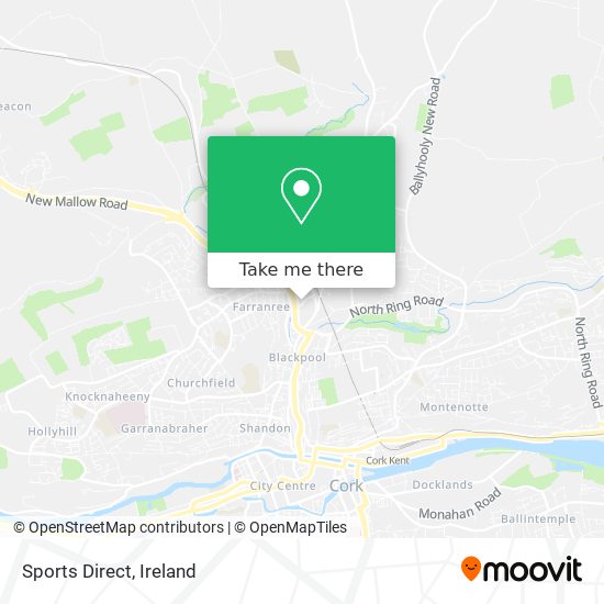 Sports Direct map