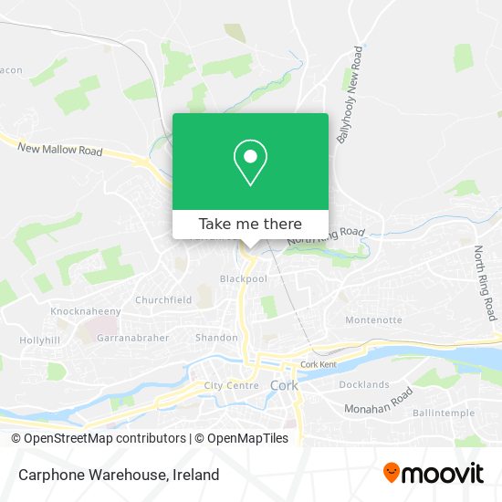 Carphone Warehouse map