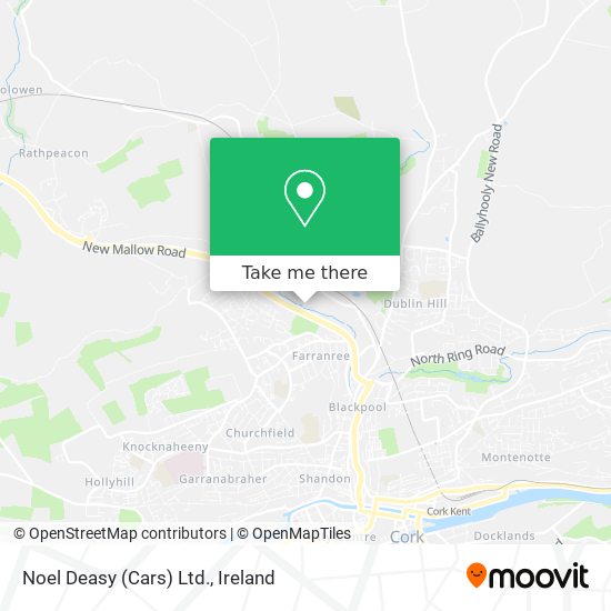Noel Deasy (Cars) Ltd. map