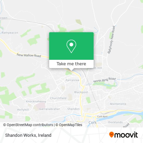 Shandon Works map
