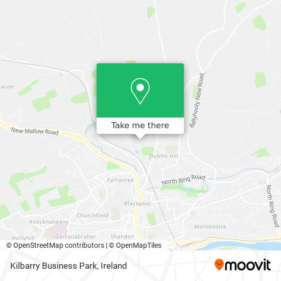 Kilbarry Business Park map