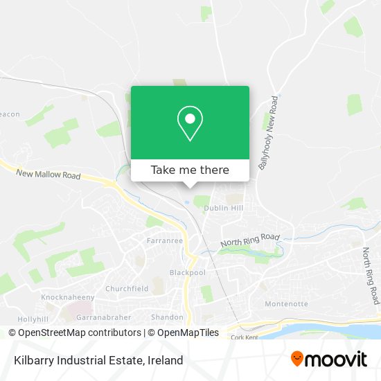 Kilbarry Industrial Estate map