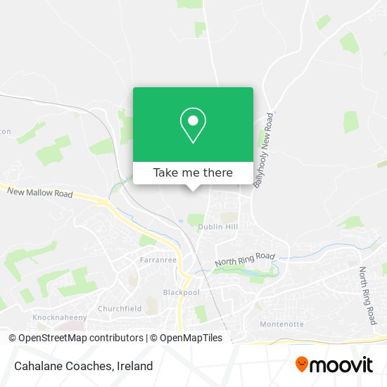 Cahalane Coaches map