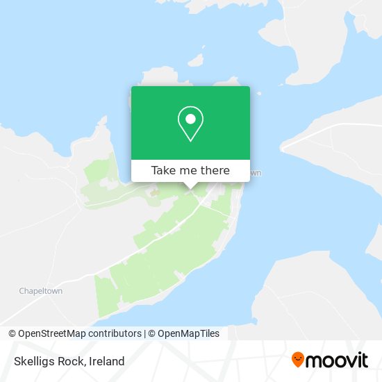 Skelligs Rock map