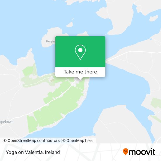 Yoga on Valentia map