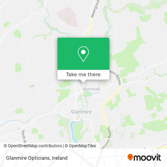 Glanmire Opticians map