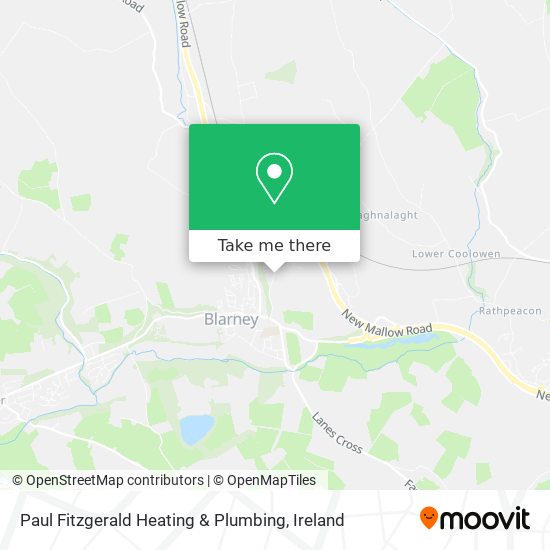 Paul Fitzgerald Heating & Plumbing map