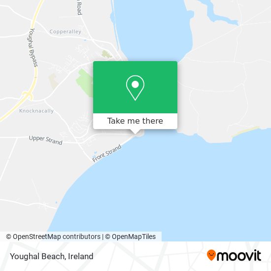 Youghal Beach map