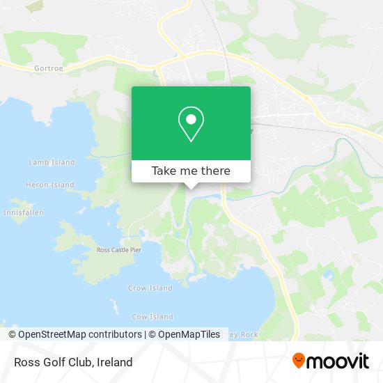 Ross Golf Club map