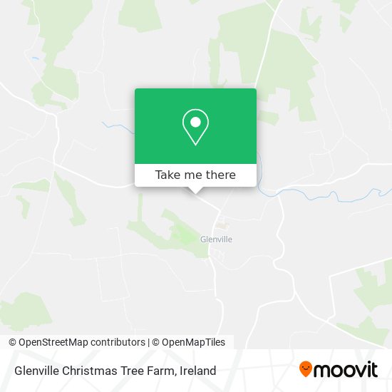 Glenville Christmas Tree Farm map