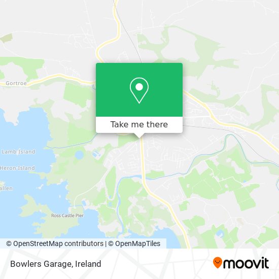 Bowlers Garage map
