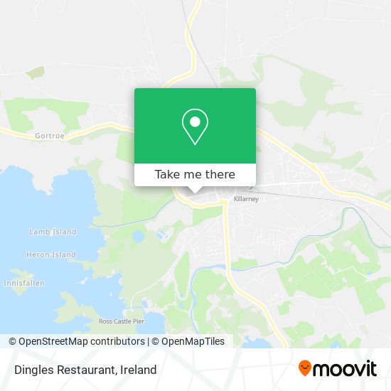 Dingles Restaurant map
