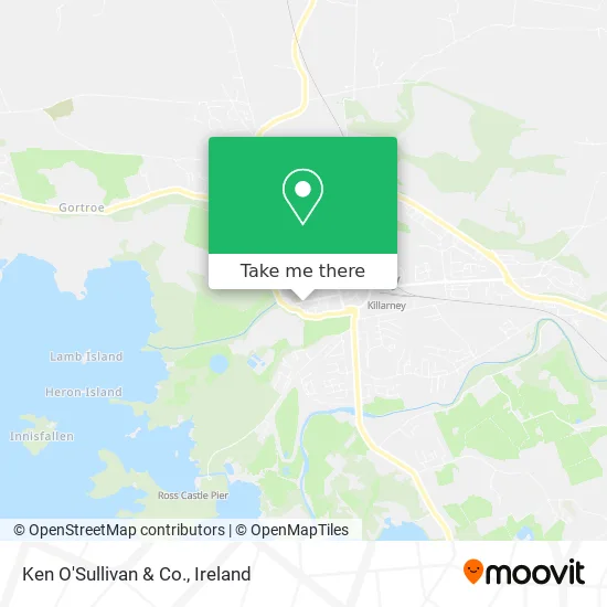 Ken O'Sullivan & Co. map