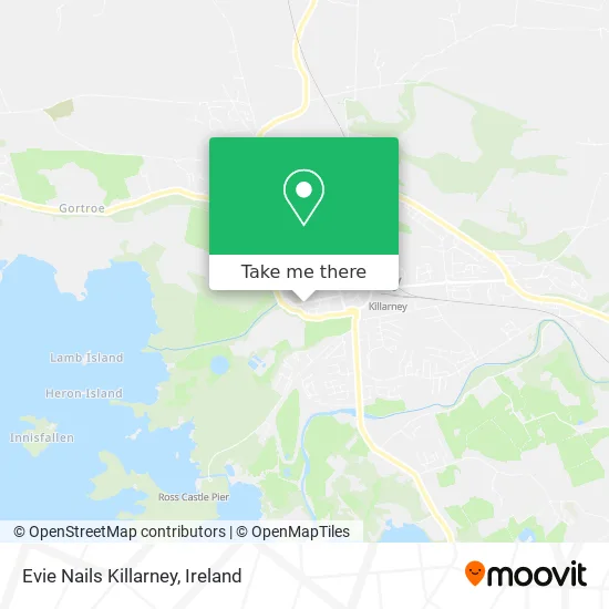 Evie Nails Killarney map