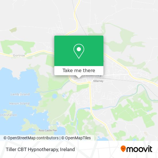 Tiller CBT Hypnotherapy map