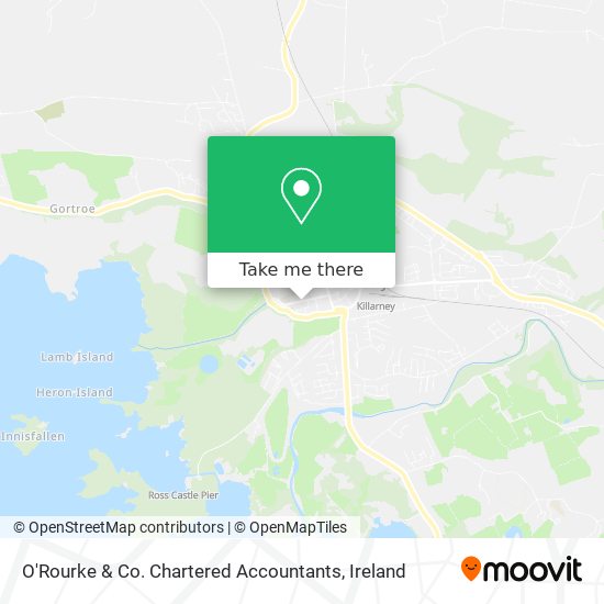 O'Rourke & Co. Chartered Accountants map