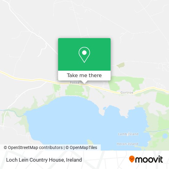 Loch Lein Country House map