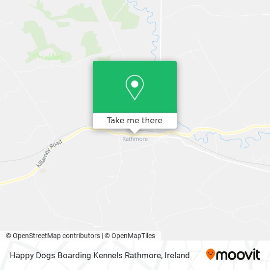 Happy Dogs Boarding Kennels Rathmore map