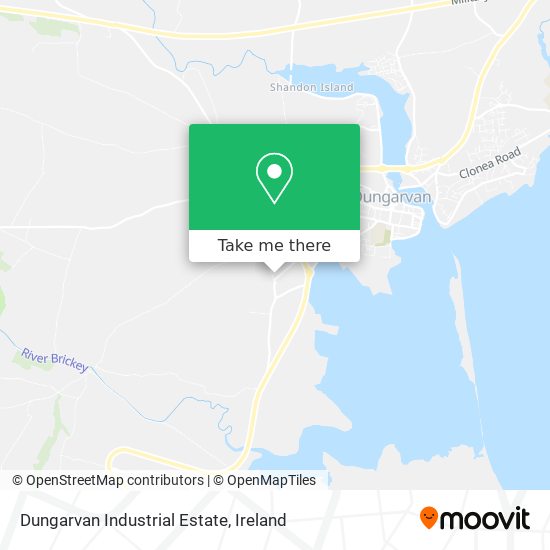 Dungarvan Industrial Estate map