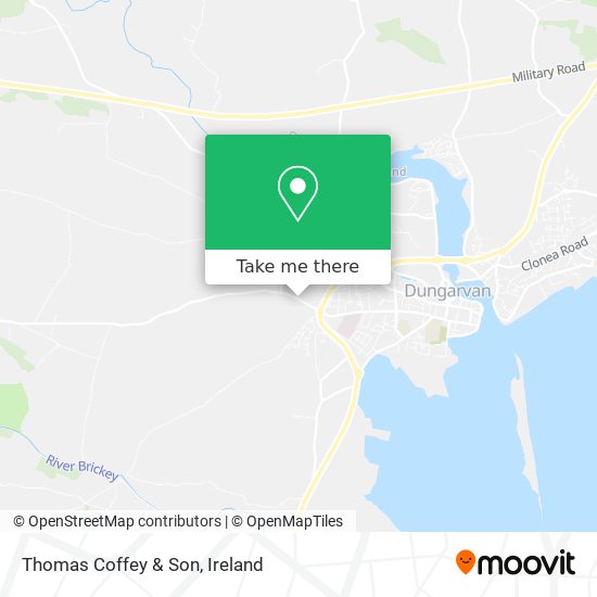 Thomas Coffey & Son map