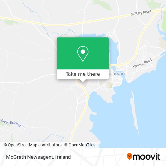 McGrath Newsagent map