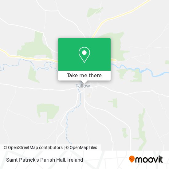 Saint Patrick's Parish Hall map