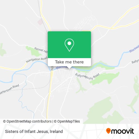 Sisters of Infant Jesus map
