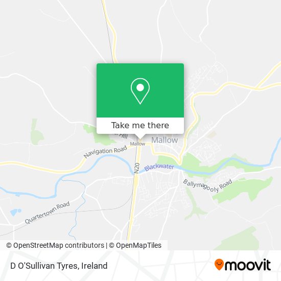 D O'Sullivan Tyres map