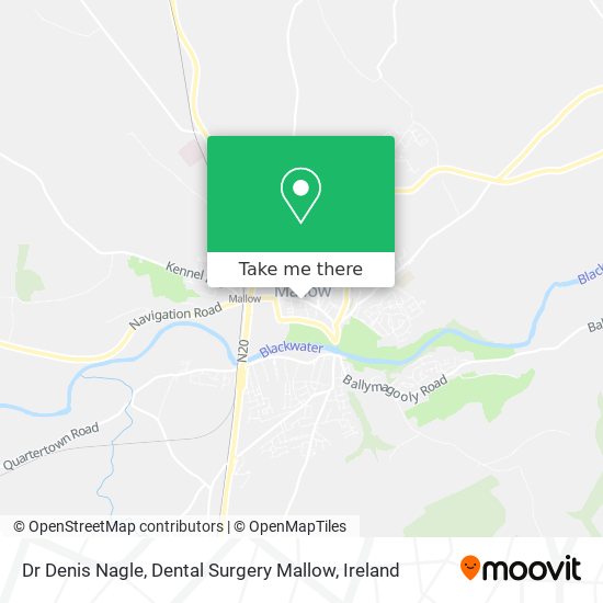 Dr Denis Nagle, Dental Surgery Mallow map