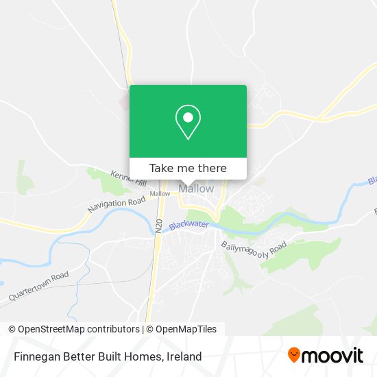 Finnegan Better Built Homes map