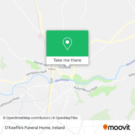O'Keeffe's Funeral Home map