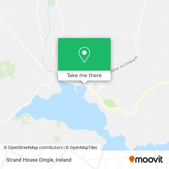 Strand House Dingle map