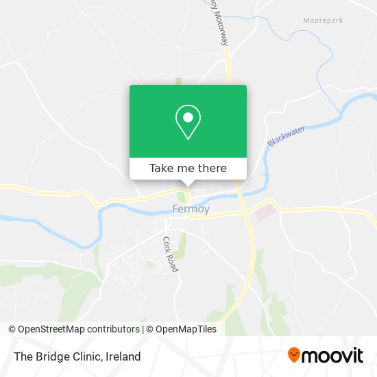 The Bridge Clinic map