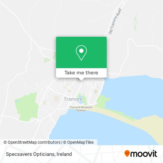 Specsavers Opticians map