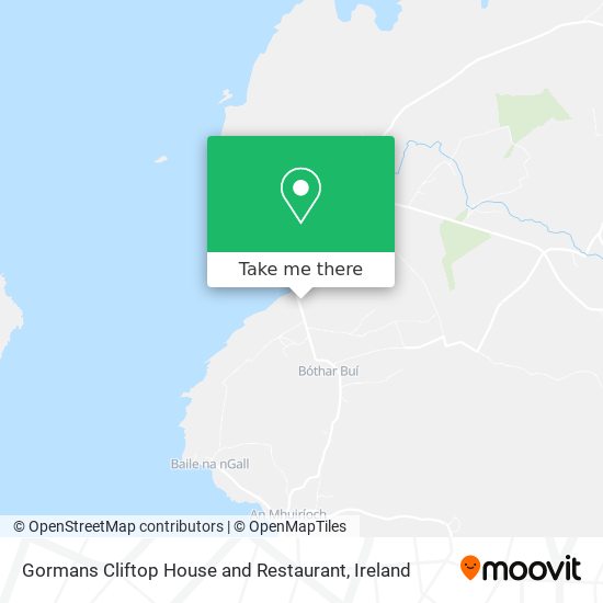 Gormans Cliftop House and Restaurant map