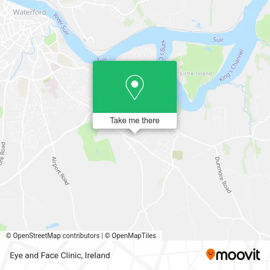 Eye and Face Clinic map