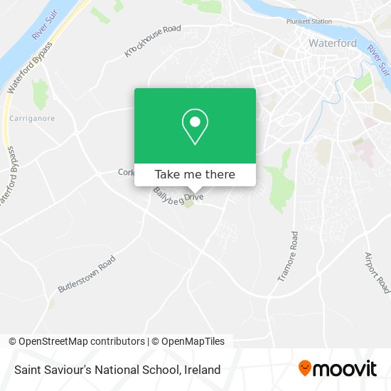 Saint Saviour's National School map