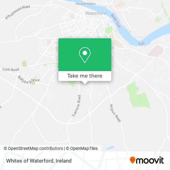 Whites of Waterford map