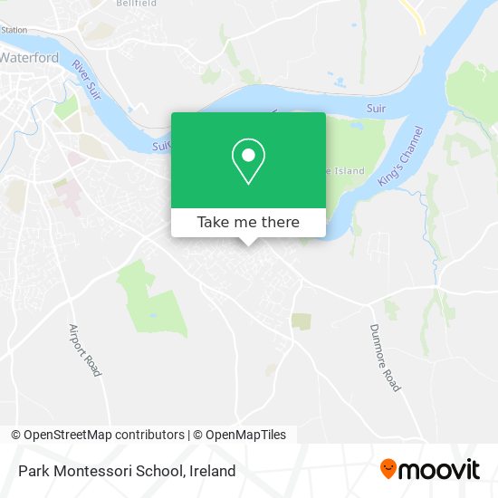 Park Montessori School map