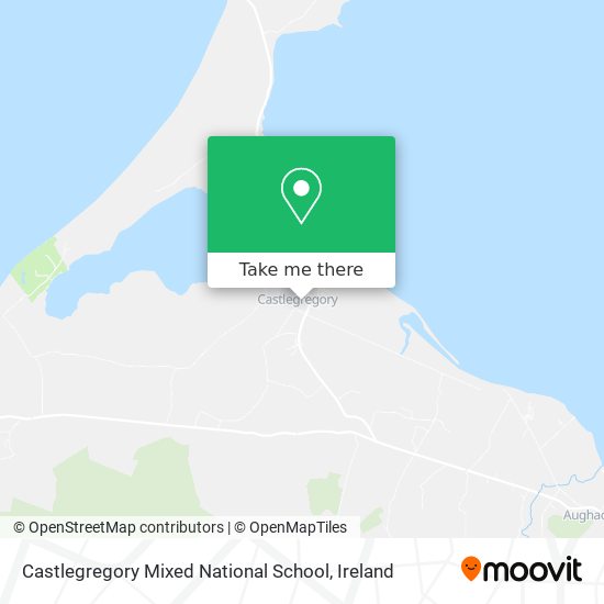 Castlegregory Mixed National School map